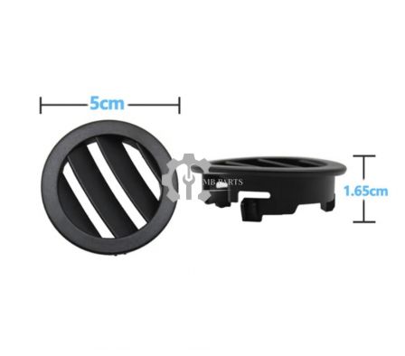 REJILLA REDONDA AC W212 NEGRO RH