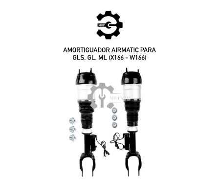 PAR DE AMORTIGUADOR AIRMATIC ML GL W166 X166 (2012 - 2018)
